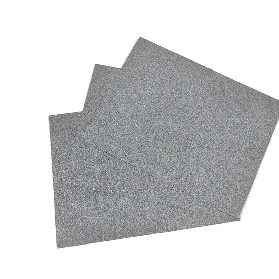 20% 50% 80% Porosity Nickel Fiber Felt for Water Electrolysis Cells